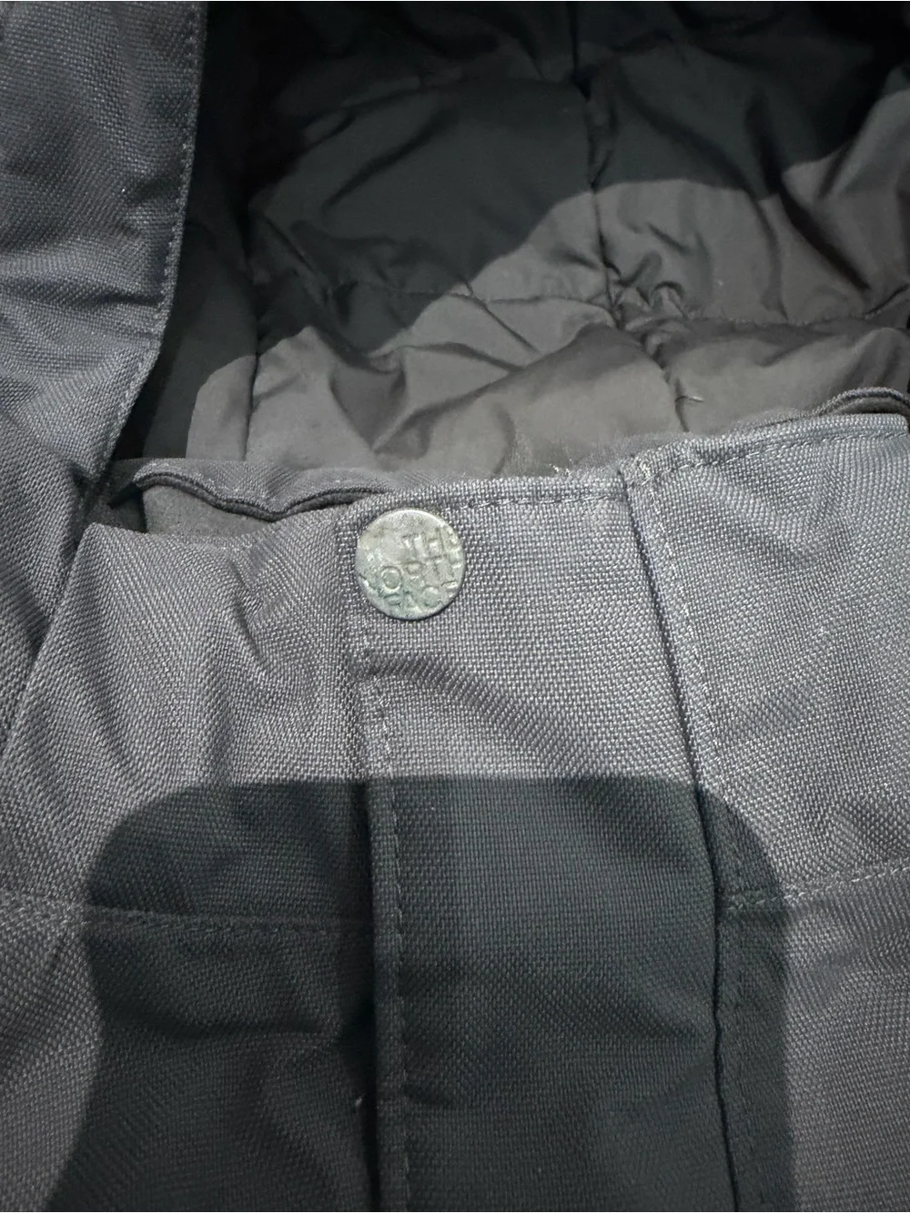 The North Face Men's Dark Gray Hooded Winter Jacket